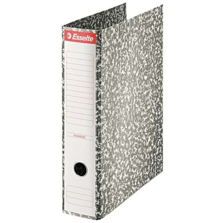 Esselte Archivador de Palanca Formato Folio - Lomo 75mm - Ollao y Cantoneras Metalicas - Capacidad para 500 Hojas - Forrado de