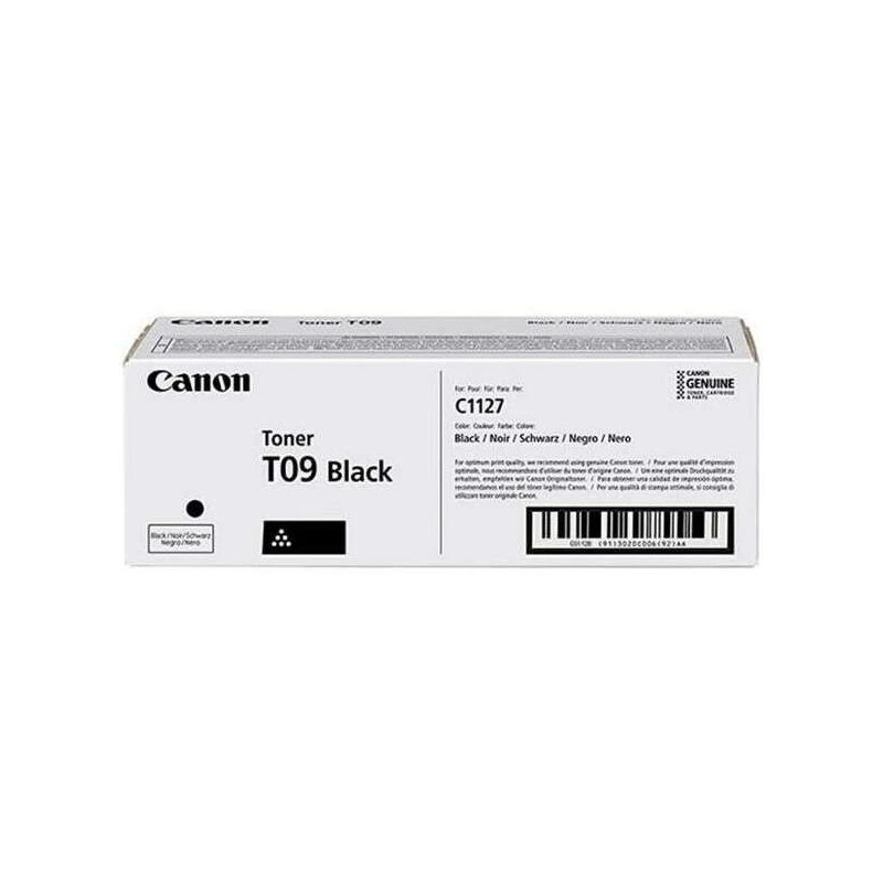 Canon T09 Negro Cartucho de Toner Original - 3020C006