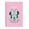 Safta Minnie Mouse Minty Libreta con Espiral - Formato Folio - 80 Hojas de Papel 80g/m2 - Cuadriculas 4x4mm - Tapas Duras