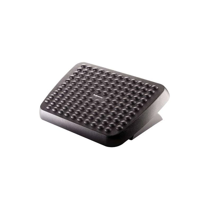 Repose-pieds ergonomique réglable Fellowes - Surface de style massage - 2 réglages de hauteur - Couleur noire