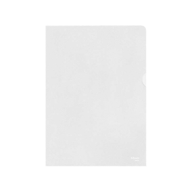Esselte Caja de 100 Dossiers Uñero Formato A4 - Lamina de PP Piel de Naranja - Grosor 0.11mm