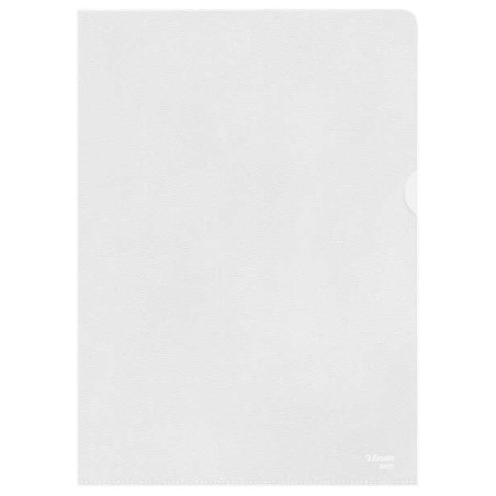 Esselte Box of 100 Fingernail Dossiers A4 Format - Orange Peel PP Sheet - Thickness 0,11mm