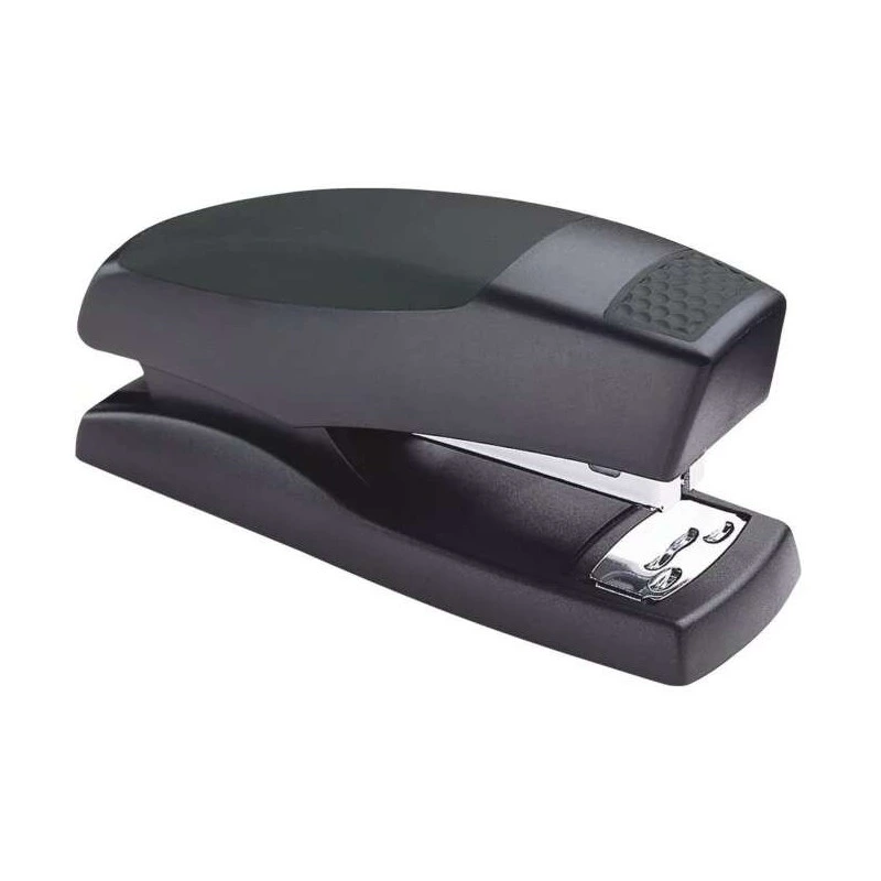 Agrafeuse de bureau Petrus 435 Golf - Agrafe jusqu'à 30 feuilles - Agrafage fermé, ouvert et à épingles - Couleur Noir