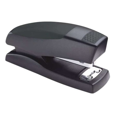 Agrafador de mesa Petrus 435 Golf - Agrafa até 30 folhas - Agrafagem fechada, aberta e pregada - Cor Preta