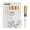Carioca Plus Pack of 6 Acrylic Markers - 2mm Tip - Gold Color