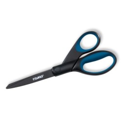 Dahle 54308 Ciseaux de bureau en acier trempé titane 20 cm - Revêtement titane - Revêtement antiadhésif - Poignées recouvertes