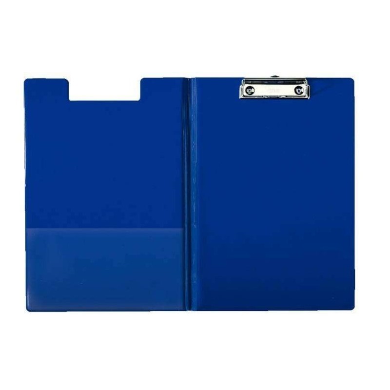 Dossier Esselte avec clip et couverture en carton doublé PP - Format A4 - Clip en métal robuste - Pochette intérieure