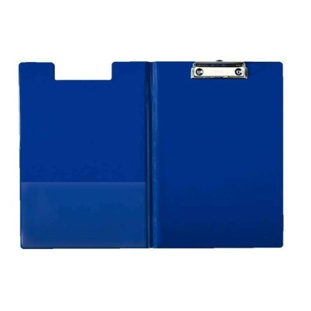 Esselte Folder with Clip and PP Lined Cardboard Cover - A4 Size - Sturdy Metal Clip - Additional Interior Sleeve - Hanging Hook