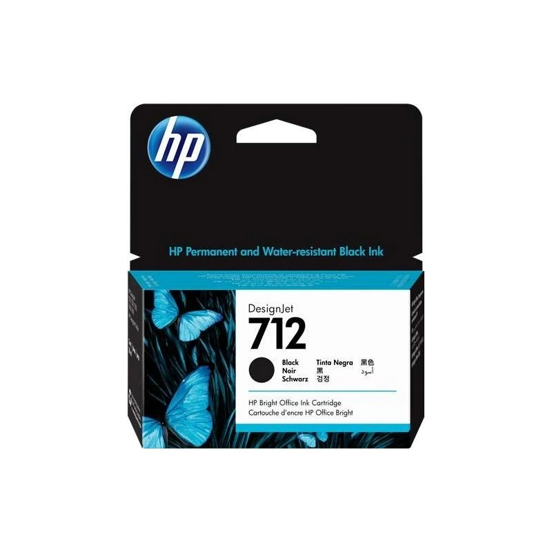 HP 712 Black Ink Cartridge Original - 3ED70A