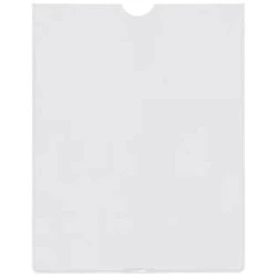Esselte Pacote de 100 porta-cartões de identificação A5 171x221mm 170Q 140 microns - PVC transparente acabamento liso