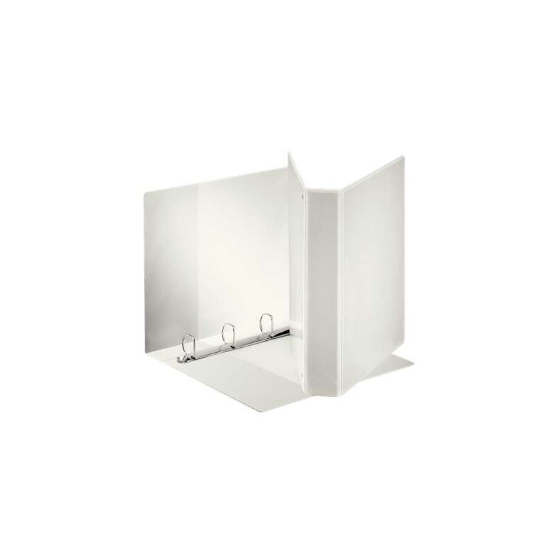 Esselte Kangaroo Plus Ring Binder - A4 Format - Capacity for 380 Sheets - 4 40mm Rings - White Color