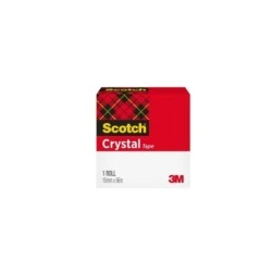 Fita Adesiva Scotch Crystal - 19mm x 66m - Cor Transparente