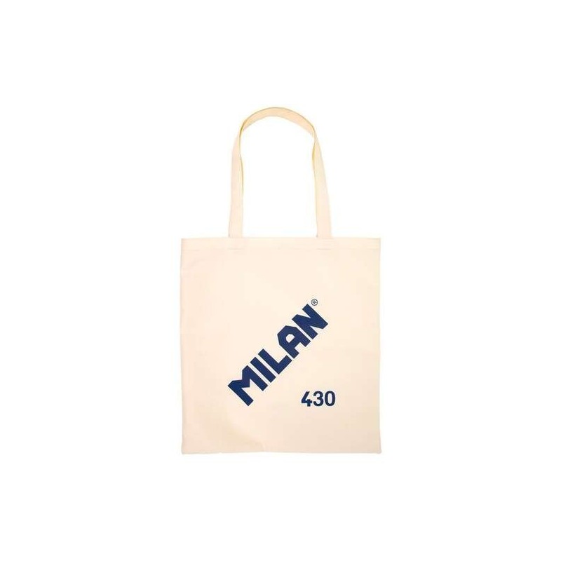 Sac fourre-tout en tissu Collection Milan 430 - Taille 50x38x41cm - Poignée longue 27cm - tissu 'ripstop' - Couleur Beige