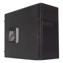 Caixa Unykach Grey Rain MicroATX EVO - Fonte de alimentação de 500 W incluída - Tamanho de unidade compatível de 3,5", 2,5"