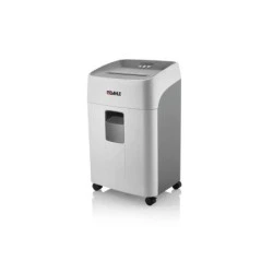 Dahle Deskside 404P Manual Paper Shredder Cut into Particles P-4 - Shreds up to 21 Sheets - Bin Capacity 40L - Rotating Wheels