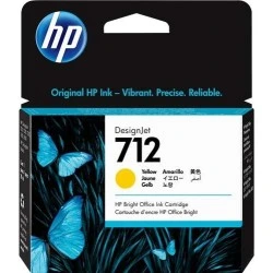 HP 712 Tinteiro Amarelo Original - 3ED69A