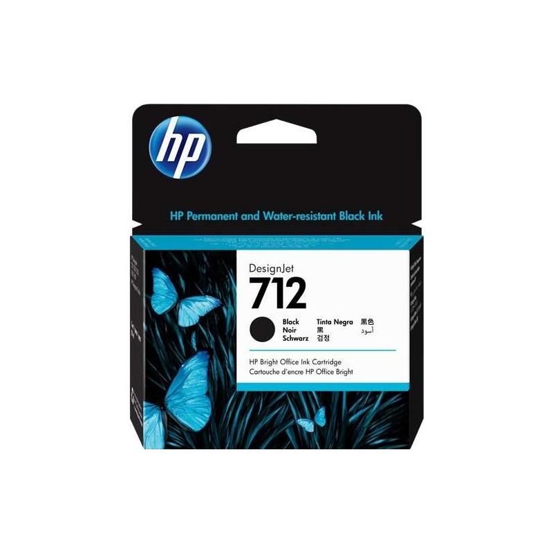 HP 712XL Black Ink Cartridge Original - 3ED71A