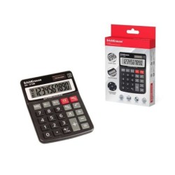 Erichkrause DC-310N Calculadora de Sobremesa con Pantalla LCD de 10 Digitos - Funciones de Calculo Avanzadas - Alimentacion