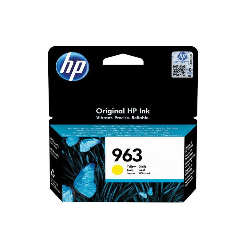 HP 963 Amarillo Cartucho de Tinta Original - 3JA25AE