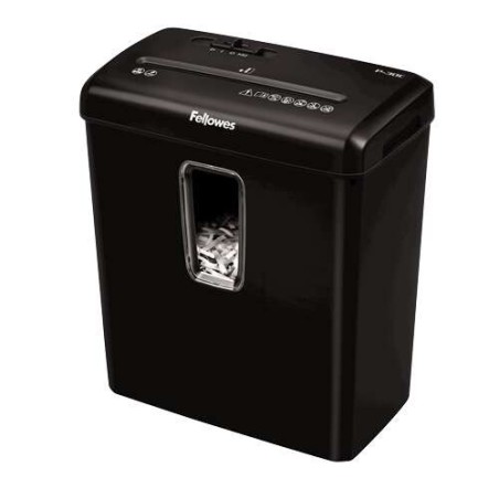 Fellowes P-30C Destructora de Papel Manual Corte en Particulas P-4 - Destruye hasta 6 Hojas a la Vez - Capacidad de la Papelera