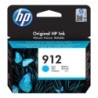 HP 912 Cyan Cartouche d'encre Original - 3YL77AE