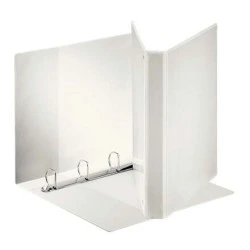 Pasta Canguru Esselte Kangaroo Plus A4 com 4 Argolas de 25mm - Capacidade para 230 Folhas A4 (80 g/m²) - Cor Branco