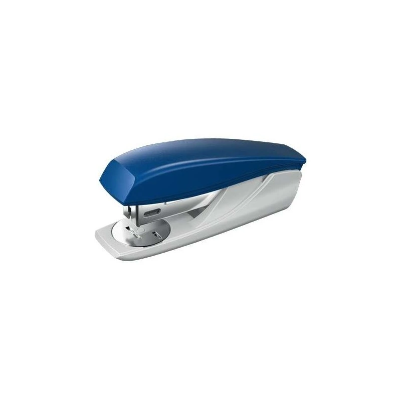 Agrafador Petrus 210 - Até 25 folhas - Removedor de agrafos integrado - Agrafagem aberta, fechada e com pino - Cor azul