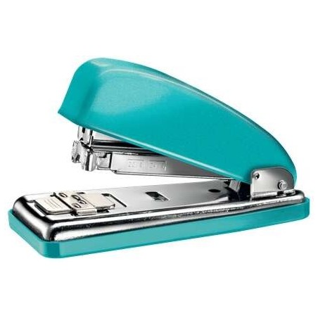 Petrus 226 WOW Metallic Stapler + Box of 200 Staples - Up to 30 Sheets - Closed, Open and Nail Stapling - Metallic Turquoise