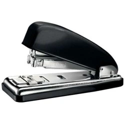 Petrus 226 WOW Grapadora Metalica + Caja de 200 Grapas - Hasta 30 Hojas - Grapado Cerrado, Abierto y Clavado - Color Negro