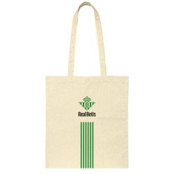 Safta Real Betis Balompie Tote Bag Cloth Bag - Hand Handles - Beige Color