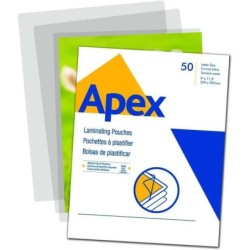 Fellowes Apex Pack of 100 A3 Laminating Sleeves - 125 Microns - High Quality Finish - Transparent