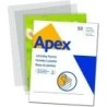 Fellowes Apex Pack of 100 A3 Laminating Sleeves - 125 Microns - High Quality Finish - Transparent