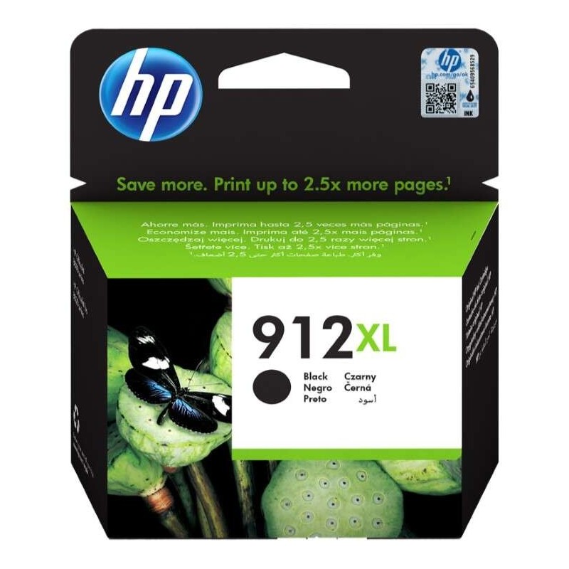 HP 912XL Black Ink Cartridge Original - 3YL84AE