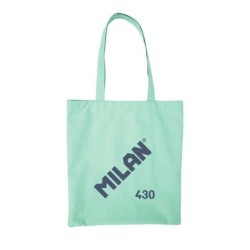 Sac fourre-tout en tissu Collection Milan 430 - Taille 50x38x41cm - Poignée longue 27cm - tissu 'ripstop' - Couleur Vert