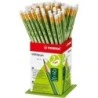 Stabilo GREENgraph Expositor con 60 Lapices de Grafito con Goma - Mina HB 2.2mm - 100% Madera Cultivada de Forma Sostenible