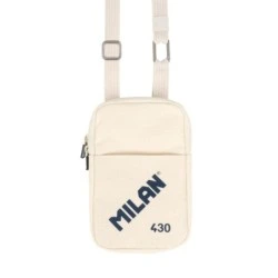 Milan Coleccion 430 Bolso Pequeño Bandolera - Tamaño Bolso 19x2.3x12.8cm - Cierre de Cremallera - Mosqueton de Aluminio - Color