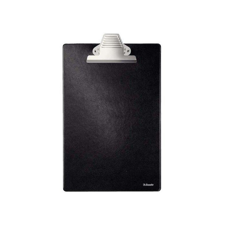 Pasta Base Forrada a Plástico Esselte com Pinça - Formato A4 - Cor Preto