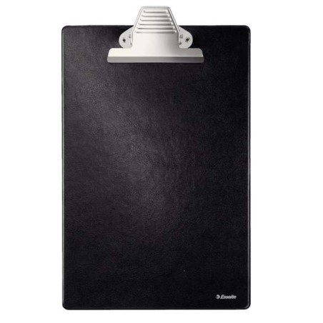 Pasta Base Forrada a Plástico Esselte com Pinça - Formato A4 - Cor Preto
