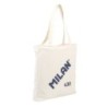 Sac shopper Milan Collection 430 7,5L - Taille 38x36x6,5cm - Anse longue 27cm - tissu 'ripstop' - Couleur Beige
