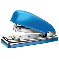 Petrus 226 WOW Grapadora Metalica + Caja de 200 Grapas - Hasta 30 Hojas - Grapado Cerrado, Abierto y Clavado - Color Azul
