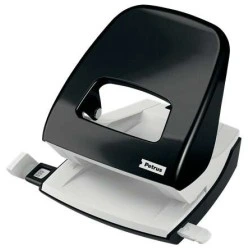 Petrus 62 WOW Taladro Perforador 2 Orificios - Hasta 30 Hojas - Facil Vaciado - Formato A4, A5, A6, Folio, US-Quart, 8 x 8 x 8