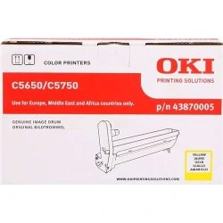 OKI C5650/C5750 Yellow Original Imaging Drum - 43870005