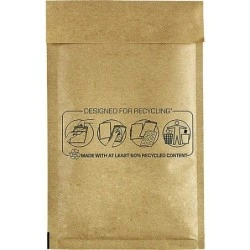 Fellowes Bankers Box Pack de 100 Bolsas de Burbujas Acolchada - Medida 120x210mm - Burbujas Internas para Amortiguacion - Ideal