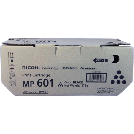 Ricoh Aficio MP501/MP601 Preto Cartucho de Toner Original - 407824
