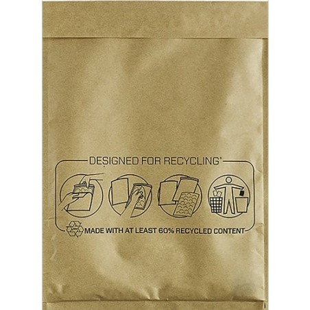 Fellowes Bankers Box Pack de 50 Bolsas de Burbujas Acolchada - Medida 240x330mm - Burbujas Internas para Amortiguacion - Ideal