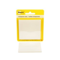 Bloc de 36 Notes Transparentes Post-It - Forme Carrée - 73x73mm - Couleur Transparent