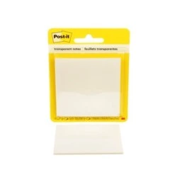 Bloco Post-It de 36 Notas Transparentes - Formato Quadrado - 73x73mm - Cor Transparente