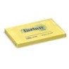 Tartan Pack de 12 Blocs de 100 Notes Autocollantes Repositionnables 76x127mm - 100% PEFC - Couleur Jaune Clair