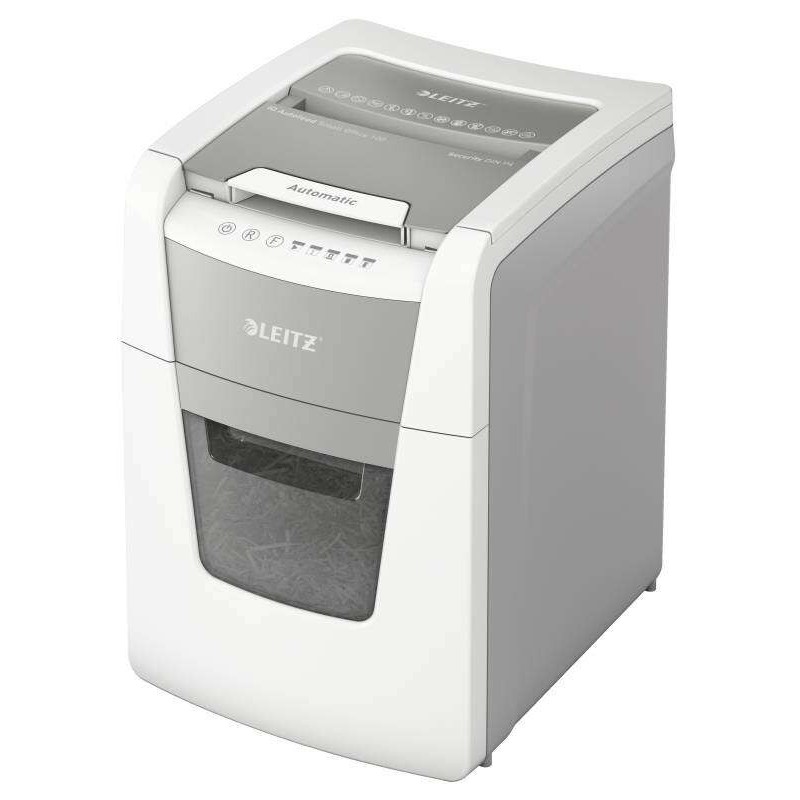 Leitz IQ 100 Autofeed P4 Destructora Automatica de Papel Corte en Particulas P-4 - Autoalimentacion 100 Hojas, Manual 8 Hojas