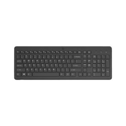 HP 225 Teclado Inalambrico 2.4GHz - 12 Atajos Fn Integrados - Indicadores LED Bloq Num, Bloq Mayus y Bateria - Autonomia hasta
